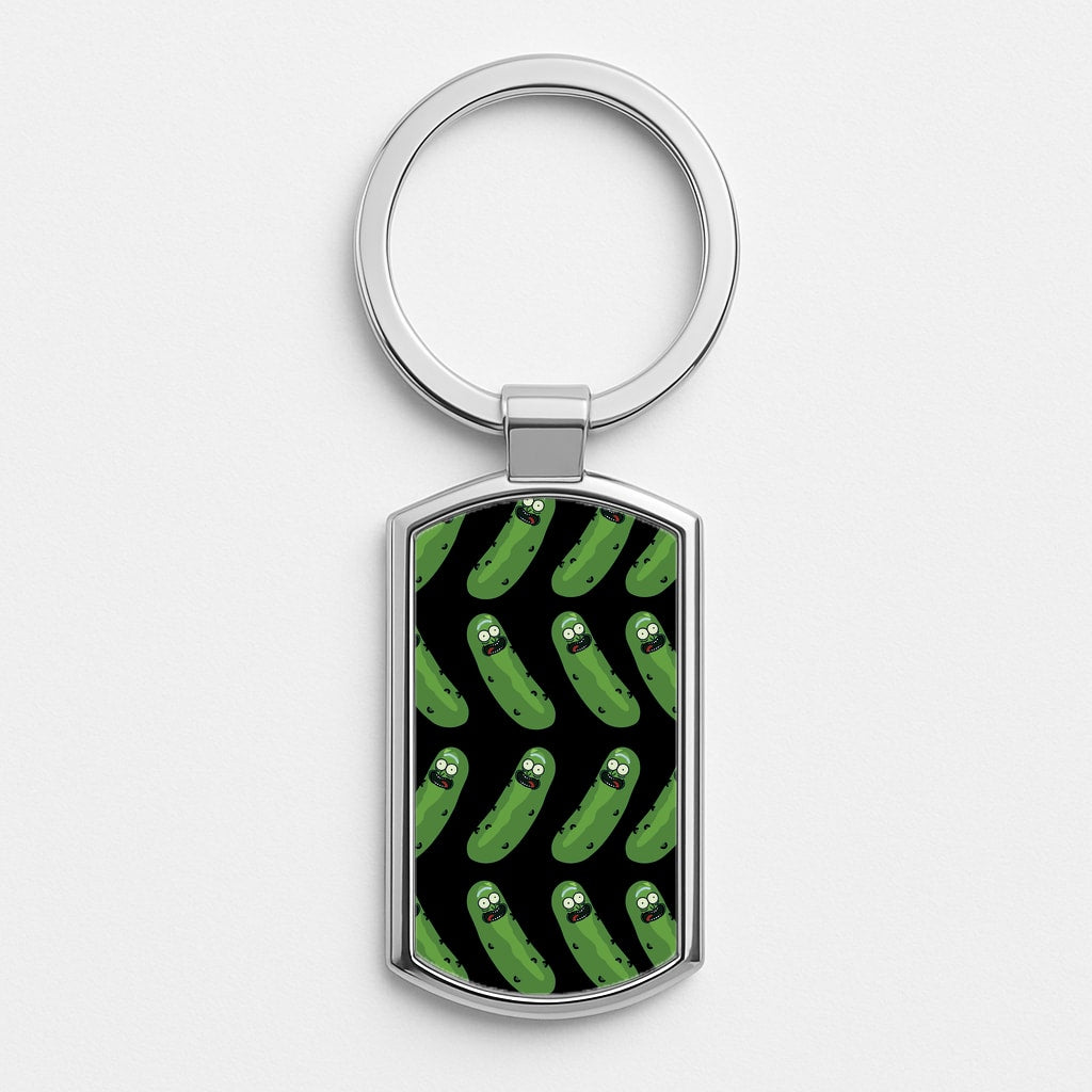 Pickle Rick Pattern - RAM Luxury Keyring
