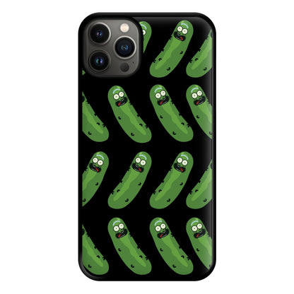 Pickle Rick Pattern - RAM Phone Case for iPhone 13