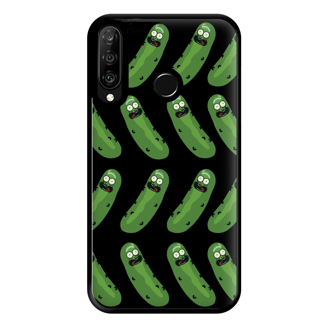 Pickle Rick Pattern - RAM Phone Case for Huawei P30 Lite