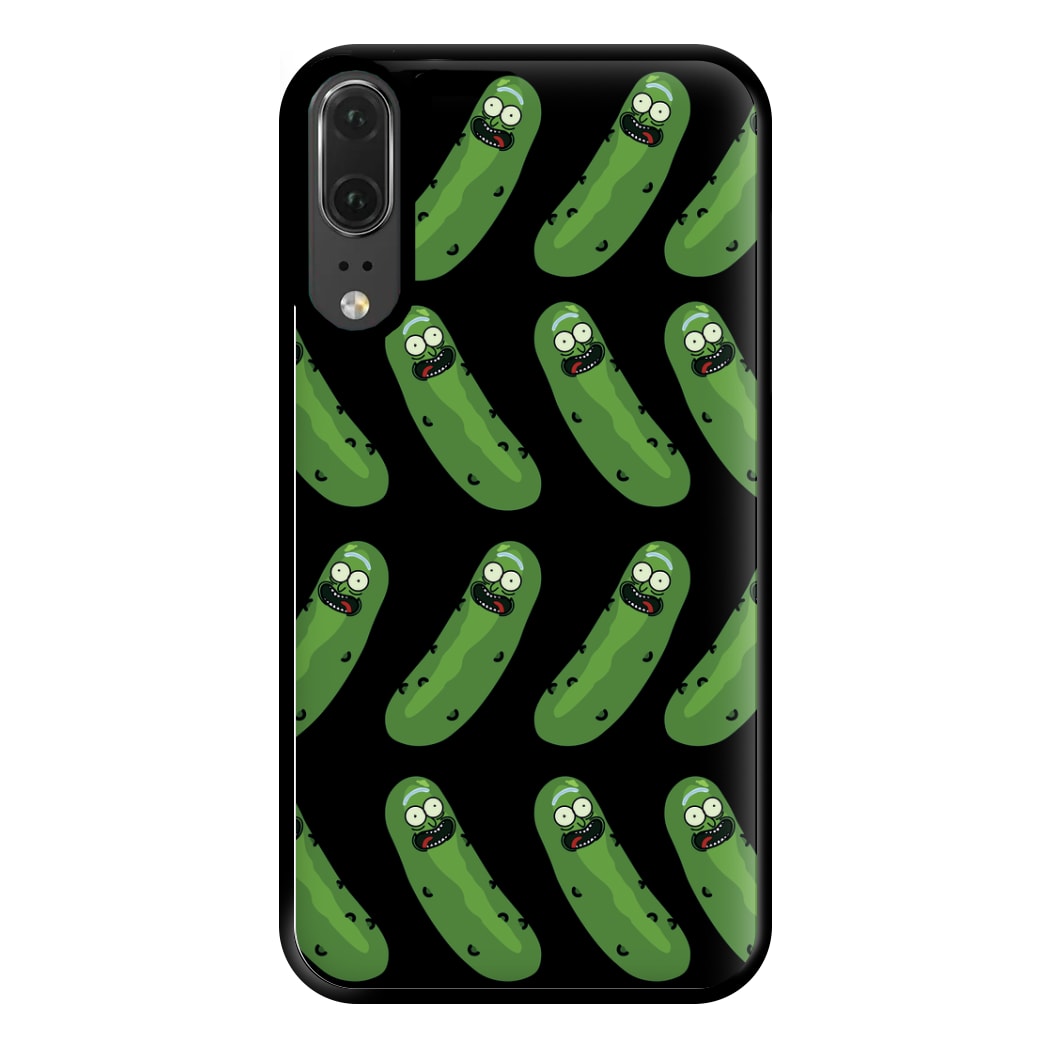 Pickle Rick Pattern - RAM Phone Case for Huawei P20