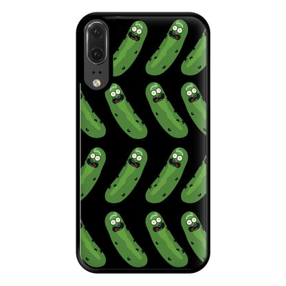 Pickle Rick Pattern - RAM Phone Case for Huawei P20