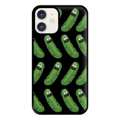 Pickle Rick Pattern - RAM Phone Case for iPhone 12 / 12 Pro