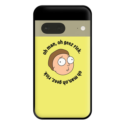 Oh man, oh geez Rick - RAM Phone Case for Google Pixel 7a