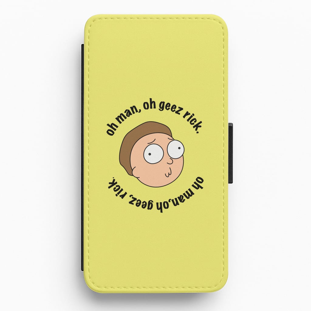 Oh man, oh geez Rick - RAM Flip / Wallet Phone Case