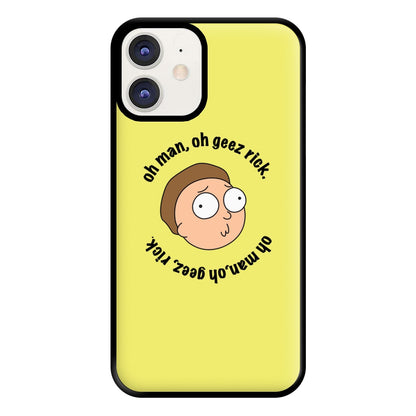 Oh man, oh geez Rick - RAM Phone Case for iPhone 12 / 12 Pro