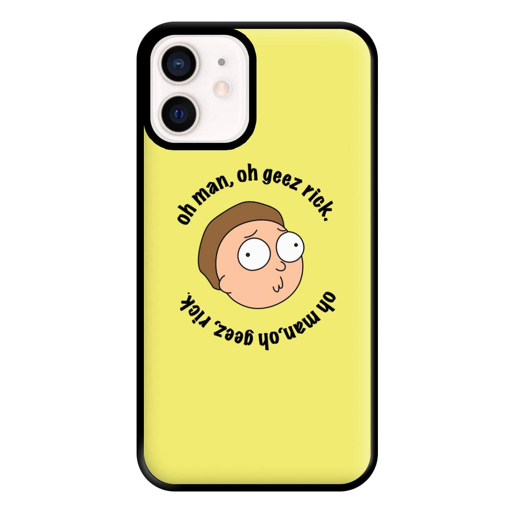 Oh man, oh geez Rick - RAM Phone Case for iPhone 13 Mini