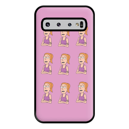 Summer Pattern - RAM Phone Case for Galaxy S10 Plus