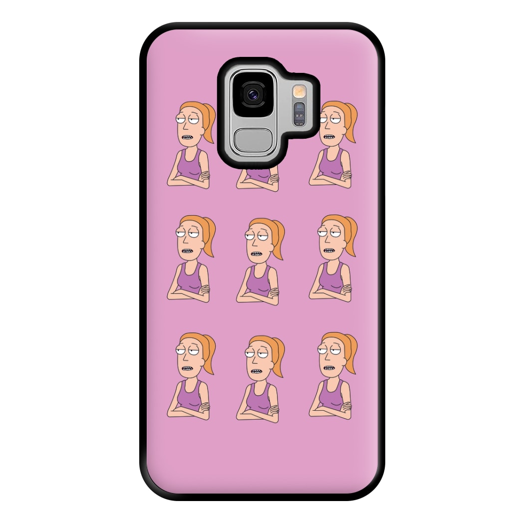 Summer Pattern - RAM Phone Case for Galaxy S9 Plus