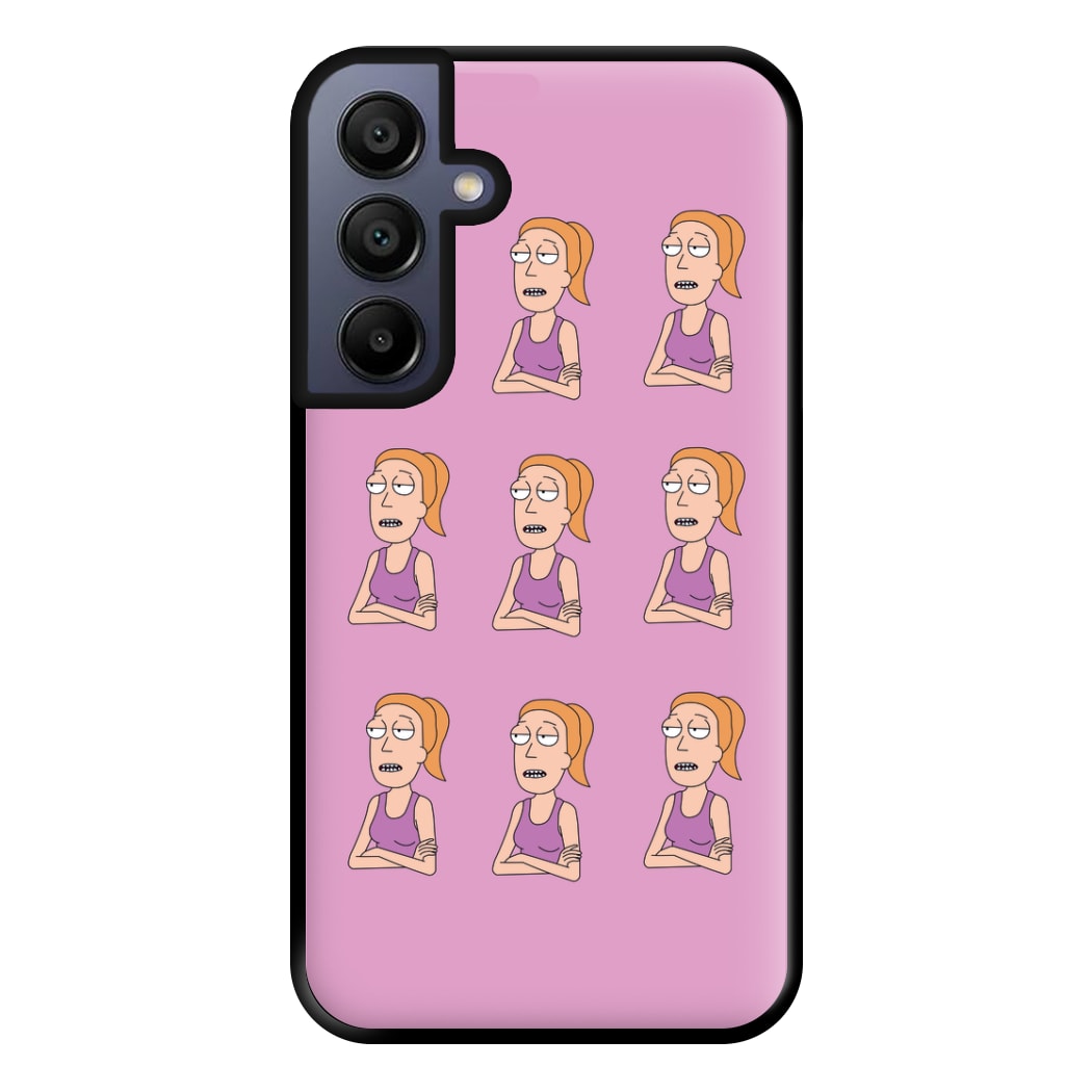 Summer Pattern - RAM Phone Case for Galaxy A15