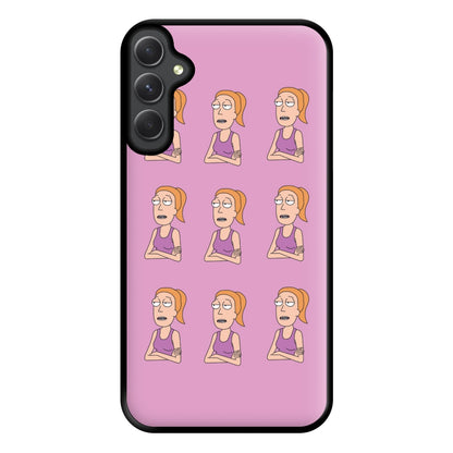 Summer Pattern - RAM Phone Case for Galaxy A54