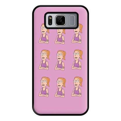 Summer Pattern - RAM Phone Case for Galaxy S8 Plus