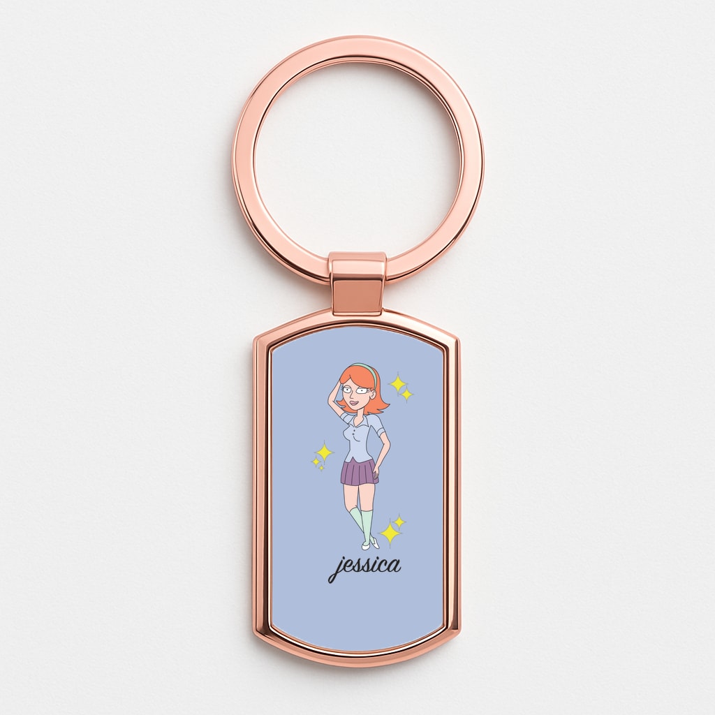 Jessica - RAM Rose Gold Keyring