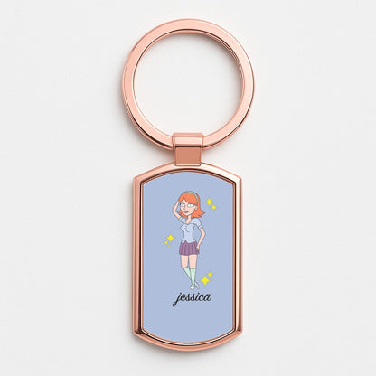 Jessica - RAM Rose Gold Keyring