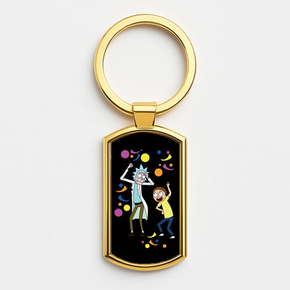R&M Dancing Gold Keyring