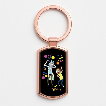 R&M Dancing Rose Gold Keyring