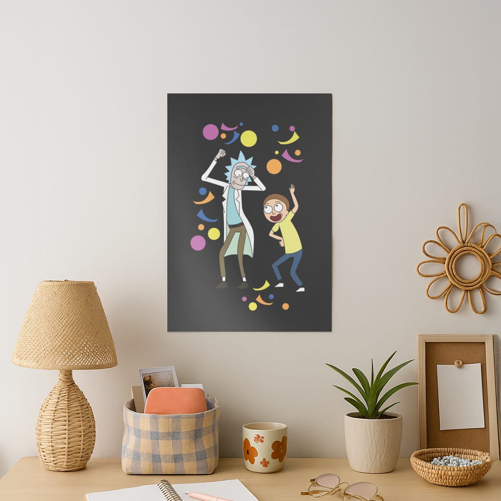 R&M Dancing Art Print