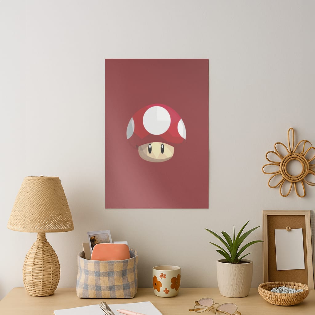 Toad - Mario Art Print