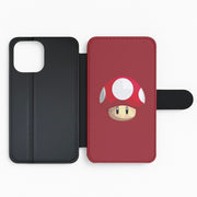 Toad - Mario Flip / Wallet Phone Case 2