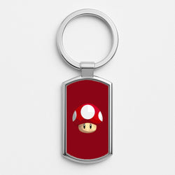Toad - Mario Silver Keyring