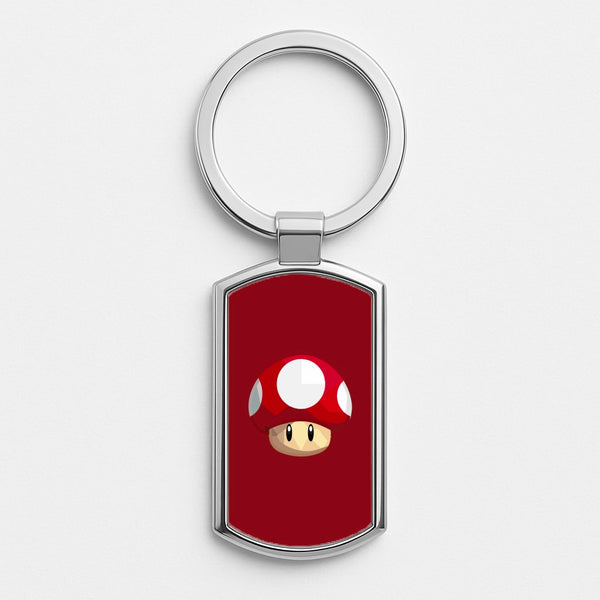 Toad - Mario Silver Keyring