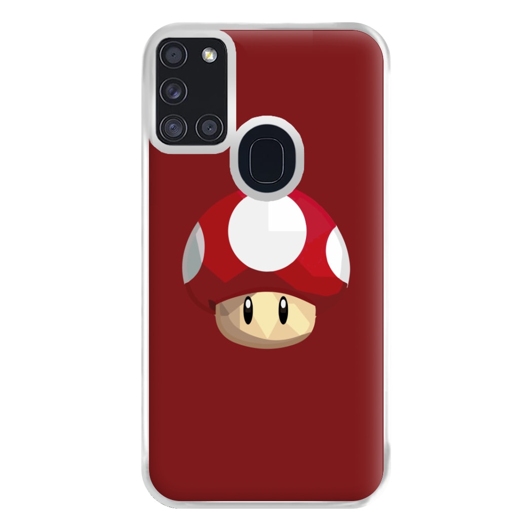 Toad - Mario Phone Case for Galaxy A21s