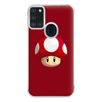 Toad - Mario Phone Case for Galaxy A21s