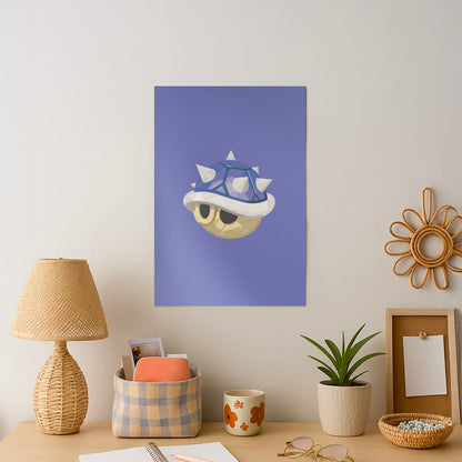 Spiny Shell - Mario Art Print
