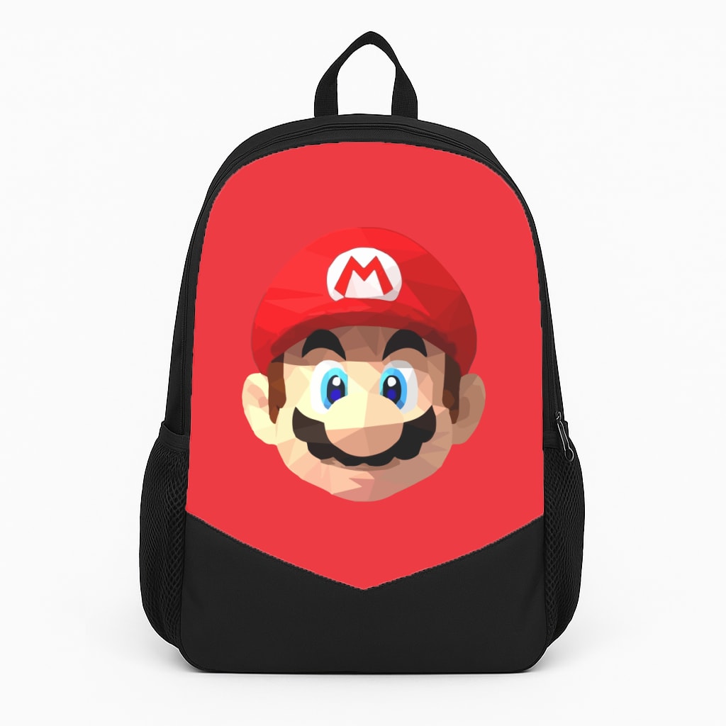 Mario Face - Mario Backpack