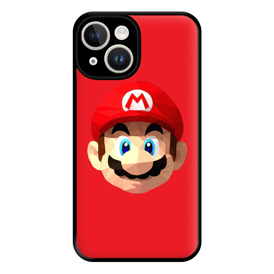 Mario Face - Mario Phone Case for iPhone 14