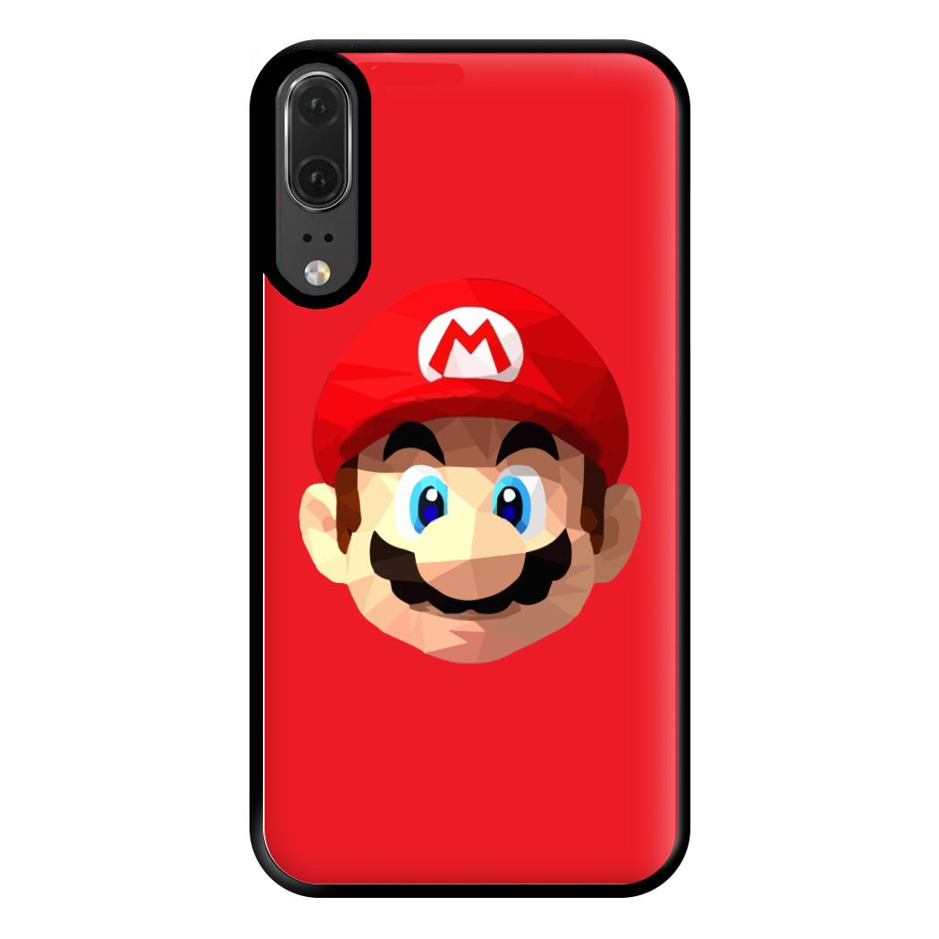 Mario Face - Mario Phone Case for Huawei P20