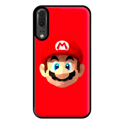 Mario Face - Mario Phone Case for Huawei P20