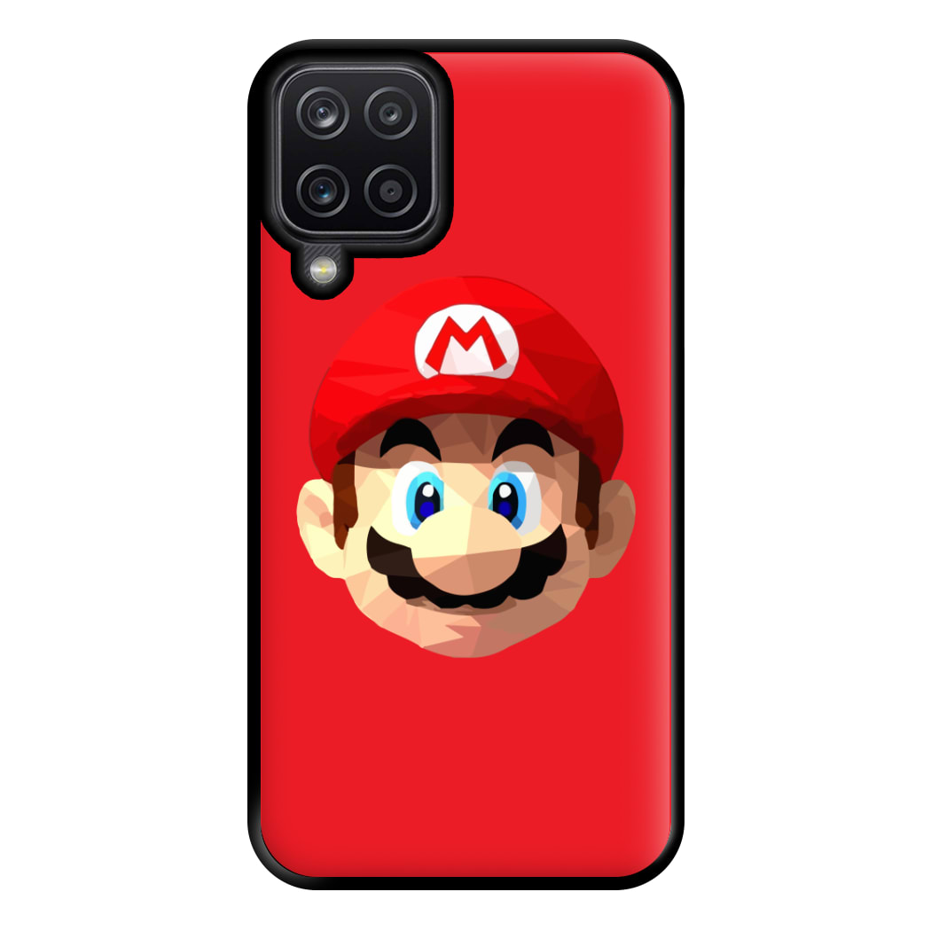 Mario Face - Mario Phone Case for Galaxy A12