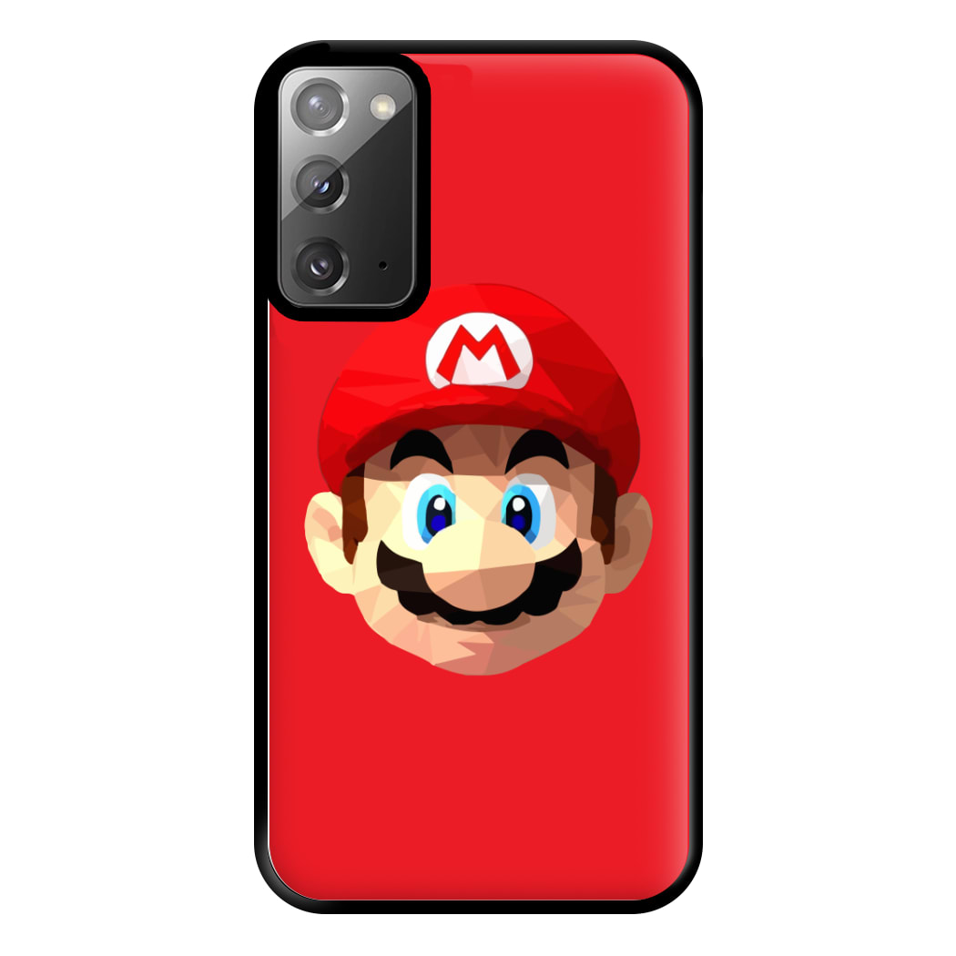 Mario Face - Mario Phone Case for Galaxy Note 20 Ultra