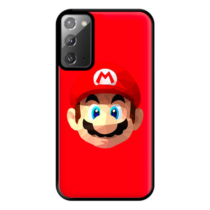 Mario Face - Mario Phone Case for Galaxy Note 20 Ultra