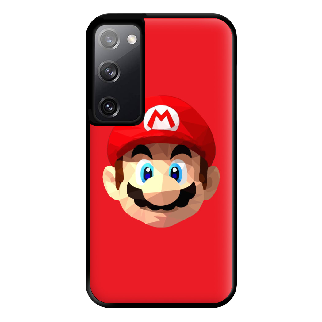 Mario Face - Mario Phone Case for Galaxy S20