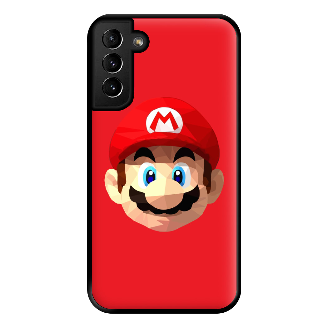 Mario Face - Mario Phone Case for Galaxy S21 Plus