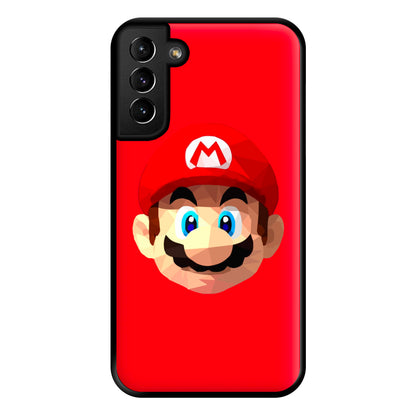 Mario Face - Mario Phone Case for Galaxy S21 Plus