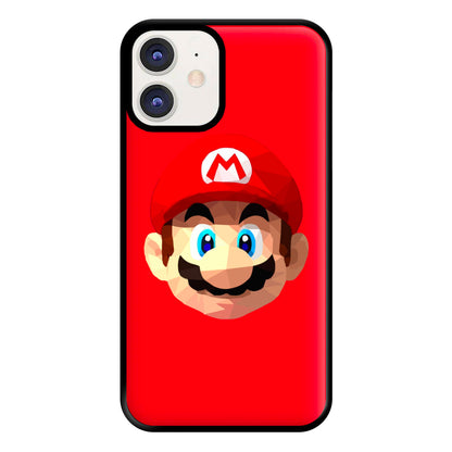 Mario Face - Mario Phone Case for iPhone 12 / 12 Pro