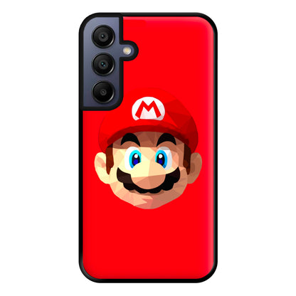 Mario Face - Mario Phone Case for Galaxy A15