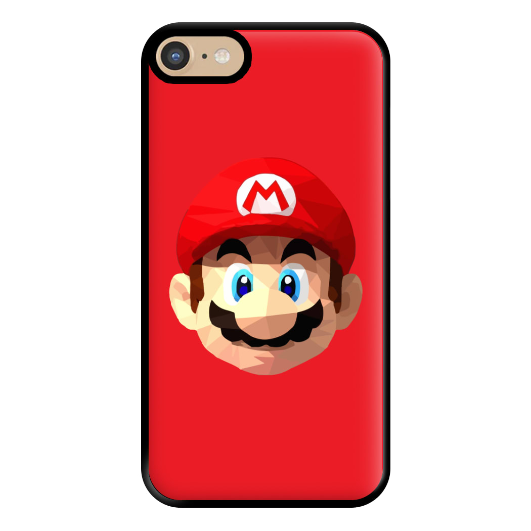 Mario Face - Mario Phone Case for iPhone 6 / 7 / 8 / SE