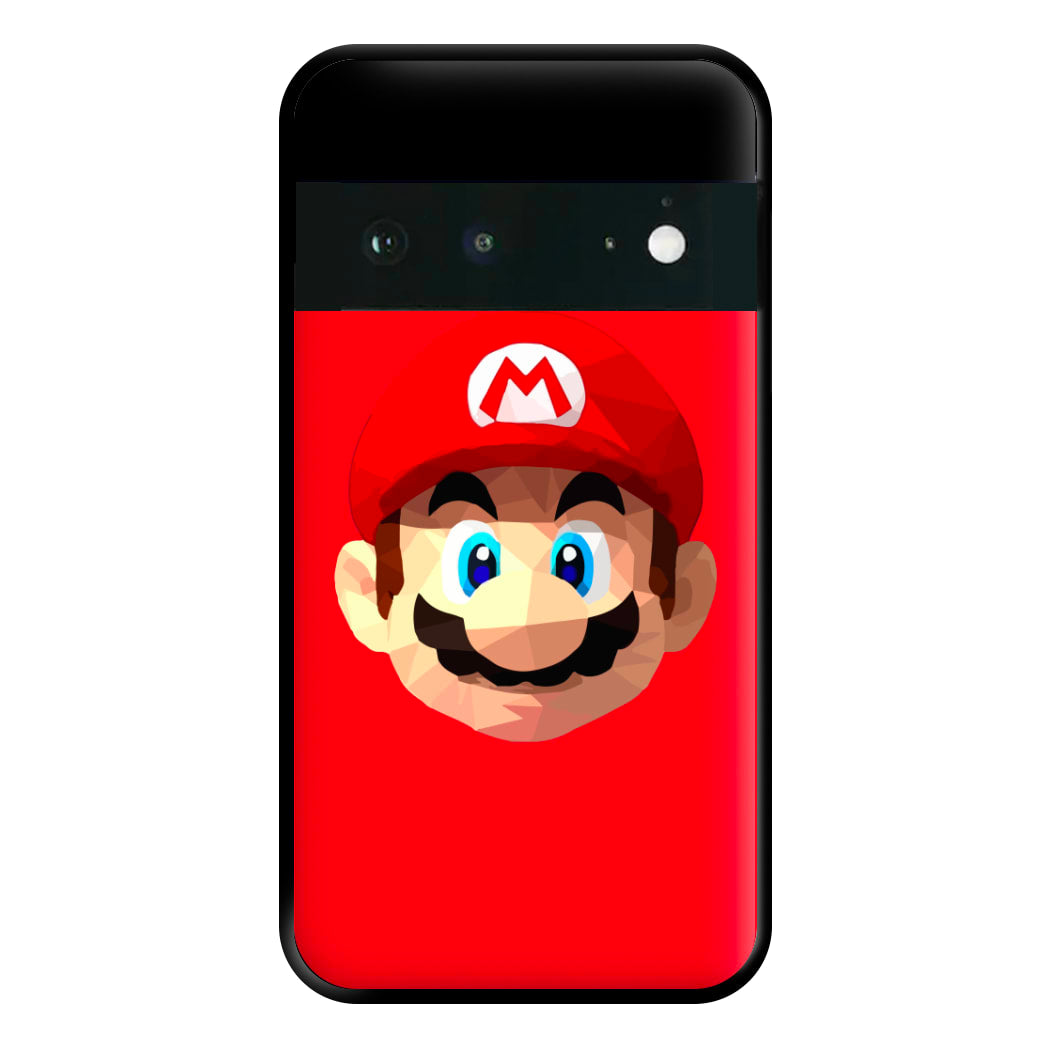 Mario Face - Mario Phone Case for Google Pixel 6a