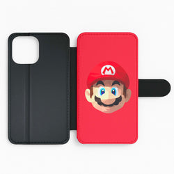Mario Face - Mario Flip Phone Case