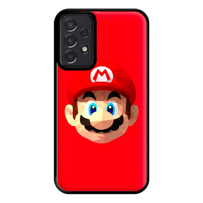 Mario Face - Mario Phone Case for Galaxy A52 / A52s