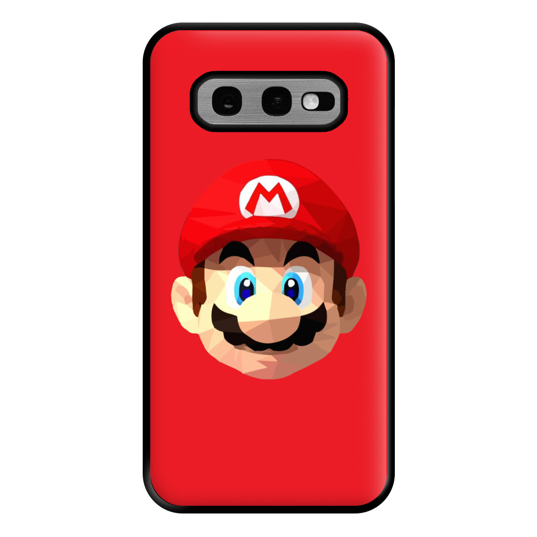 Mario Face - Mario Phone Case for Galaxy S10e