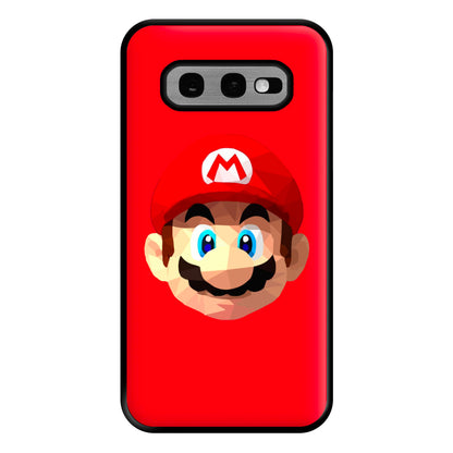 Mario Face - Mario Phone Case for Galaxy S10e