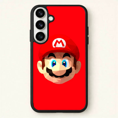 Mario Face - Mario Phone Case for Galaxy S26