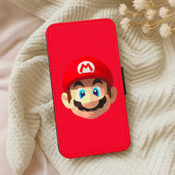 Mario Face - Mario Wallet Phone Case