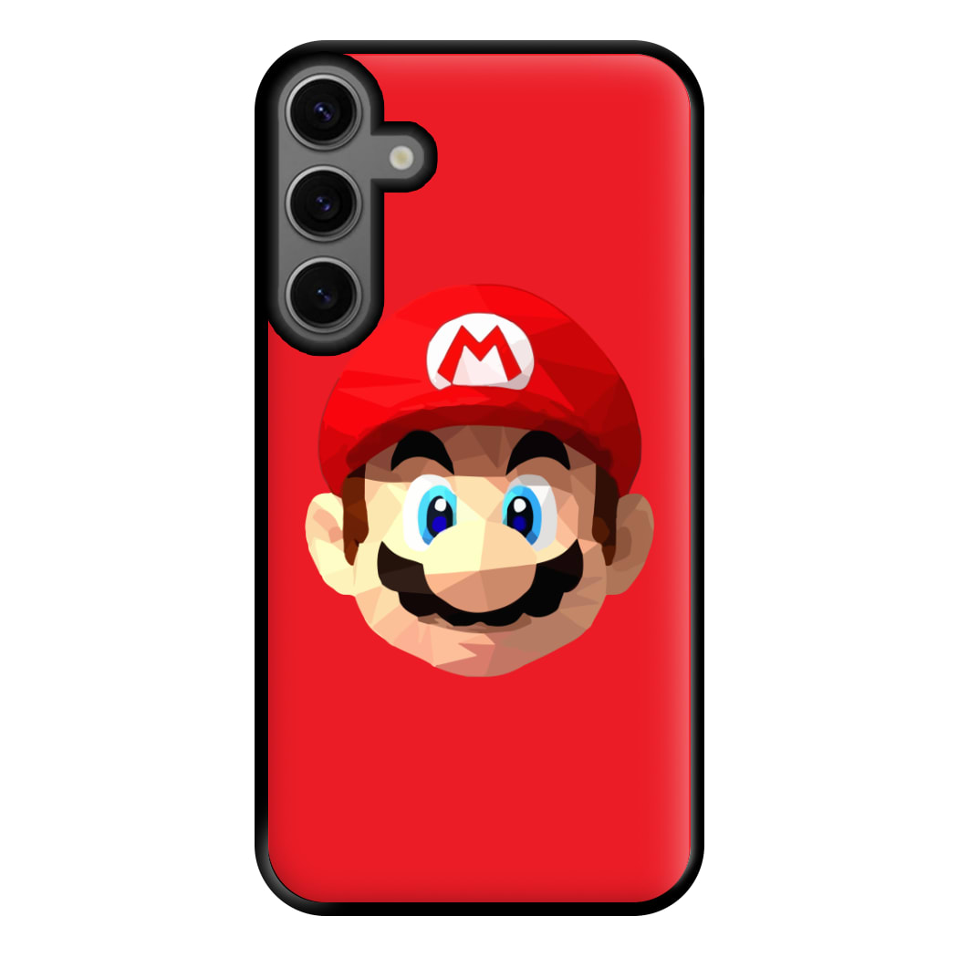 Mario Face - Mario Phone Case for Galaxy S23FE