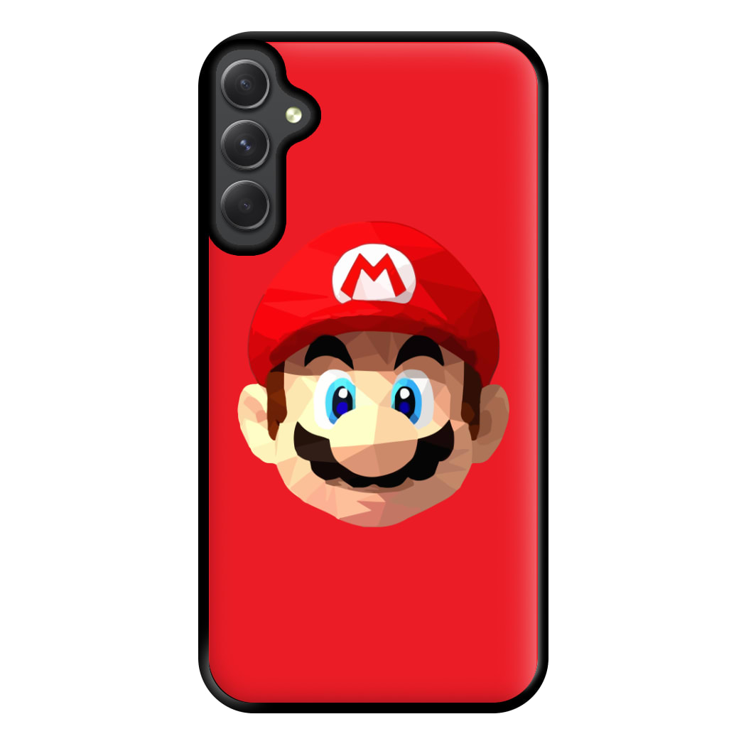 Mario Face - Mario Phone Case for Galaxy A14