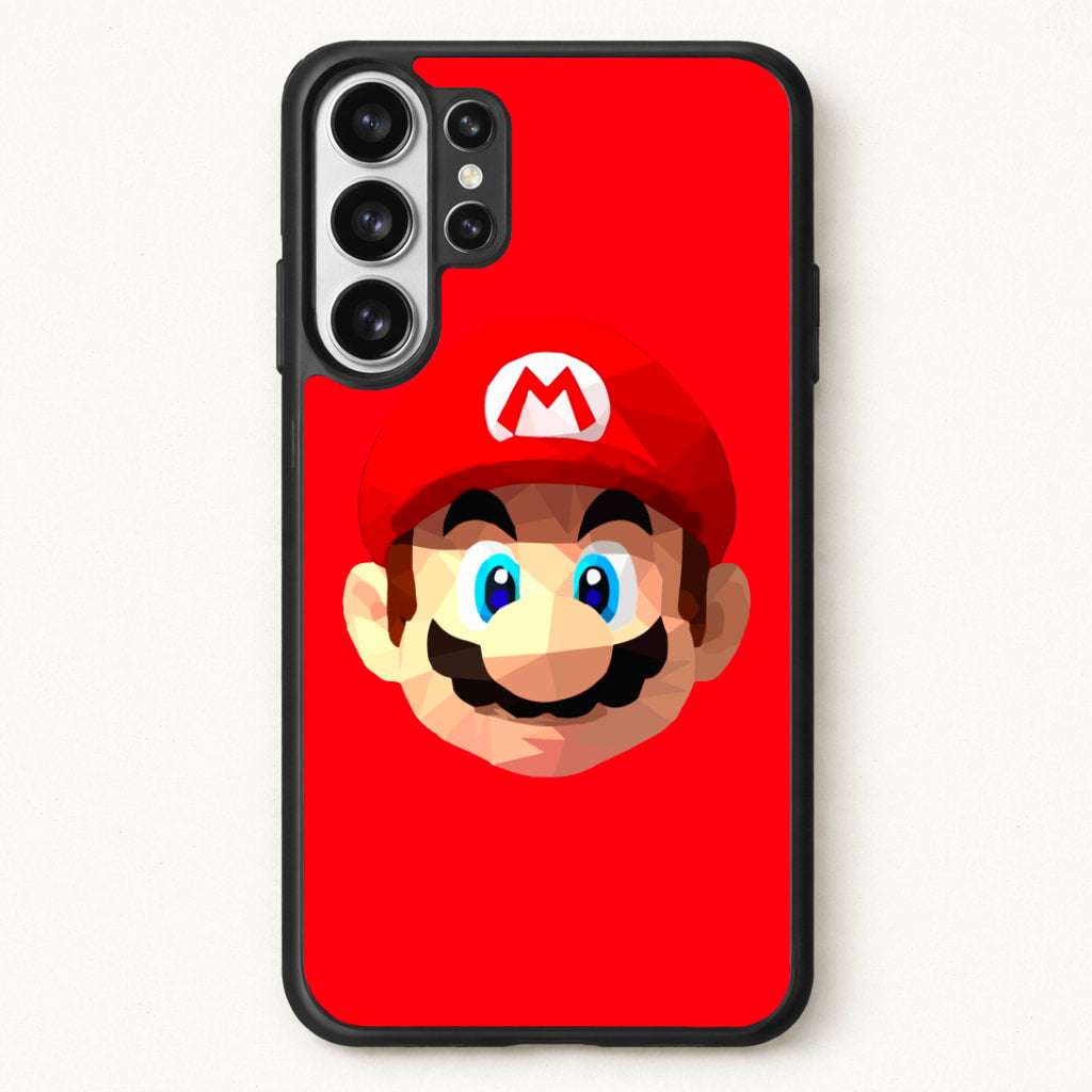 Mario Face - Mario Phone Case for Galaxy S26 Ultra